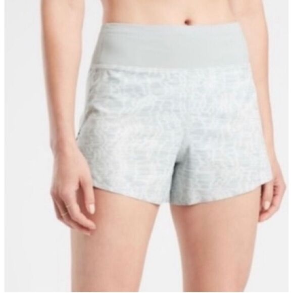 Athleta Printed Run With It Shorts Women's 1xl 3.5" Inseam Running Athletic new - Picture 1 of 8